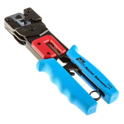 Ideal Hand Ratcheting Crimp Tool for RJ11 Connectors, RJ45 Connectors