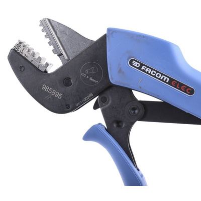 Facom 985 Hand Crimp Tool for Wire Ferrules, 0.5 → 6mm² Wire