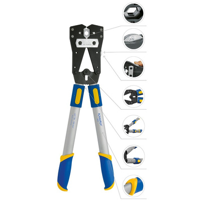 Klauke K09 Hand Ratcheting Crimp Tool for Tubular Cable Lugs