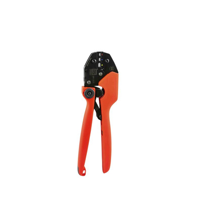 RS PRO Hand Ratcheting Crimp Tool for Insulated Spade Connectors, 0,5 → 6mm² Wire