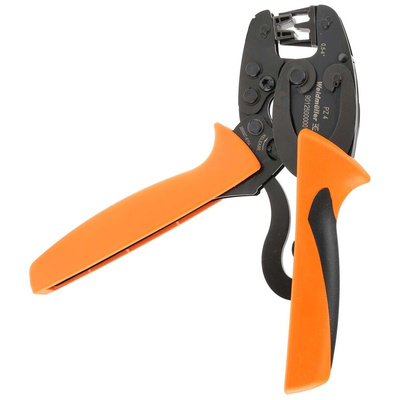 RS PRO Hand Ratcheting Crimp Tool for Crimp Contacts, 0,5 → 4mm² Wire