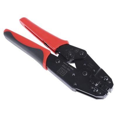 RS PRO Hand Ratcheting Crimp Tool for Flag Shoe Flat Connectors, 0,75 → 2,5mm² Wire