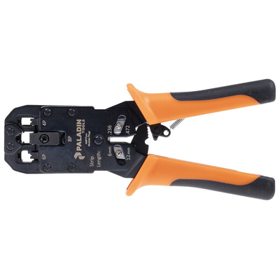 Tempo Hand Crimp Tool for RJ9 Connector, RJ11 Connector, RJ12 Connector, RJ45 Connector