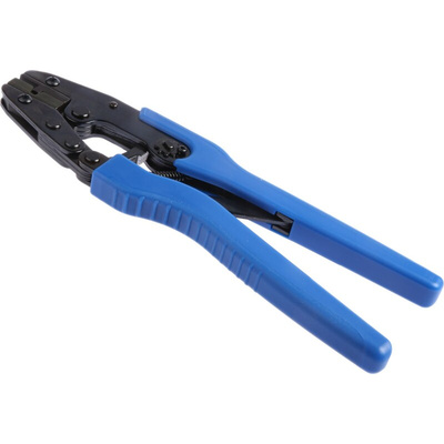 RS PRO Hand Ratcheting Crimp Tool for Flag Shoe Flat Connectors, 0,5 → 2mm² Wire