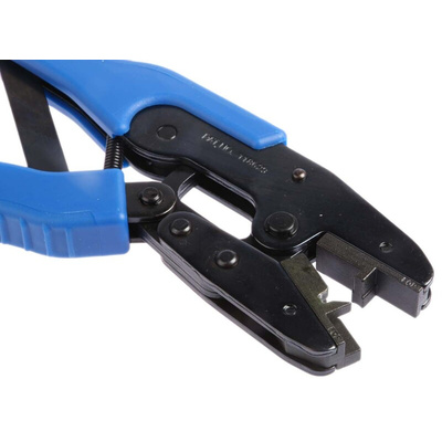 RS PRO Hand Ratcheting Crimp Tool for Flag Shoe Flat Connectors, 0,5 → 2mm² Wire