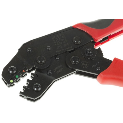 RS PRO Hand Ratcheting Crimp Tool for Insulated Spade Connectors
