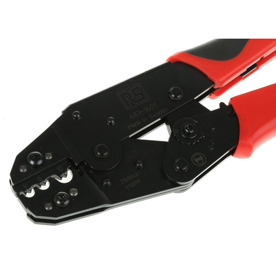 RS PRO Hand Ratcheting Crimp Tool for Tubular Cable Lugs, 4 → 10mm² Wire