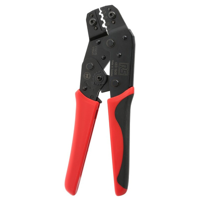 RS PRO Hand Ratcheting Crimp Tool for Ring Cable Lugs, 0,35 → 2,5mm² Wire