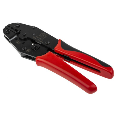 RS PRO Hand Ratcheting Crimp Tool for Wire End Sleeves, 10 → 25mm² Wire