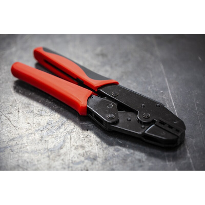 RS PRO Hand Ratcheting Crimp Tool for Wire End Sleeves, 10 → 25mm² Wire