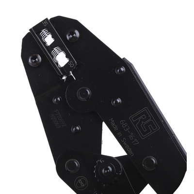 RS PRO Hand Ratcheting Crimp Tool for Wire End Sleeves, 35 → 50mm² Wire