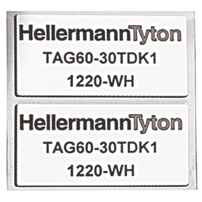 HellermannTyton on White Label Printer Tape & Label