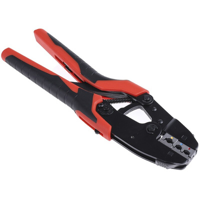 RS PRO Hand Ratcheting Crimp Tool for Insulated Spade Connectors, 0.1 → 10mm² Wire