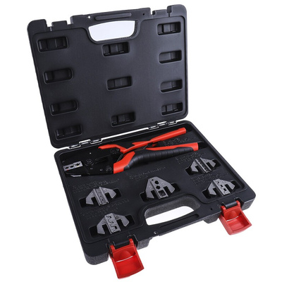 RS PRO Hand Ratcheting Crimp Tool for Insulated Spade Connectors, 0.1 → 10mm² Wire
