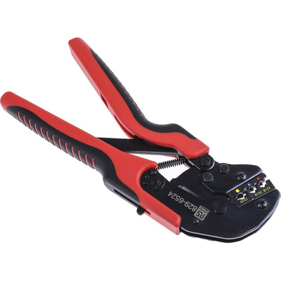 RS PRO Hand Ratcheting Crimp Tool for Insulated Spade Connectors, 0,5 → 6mm² Wire