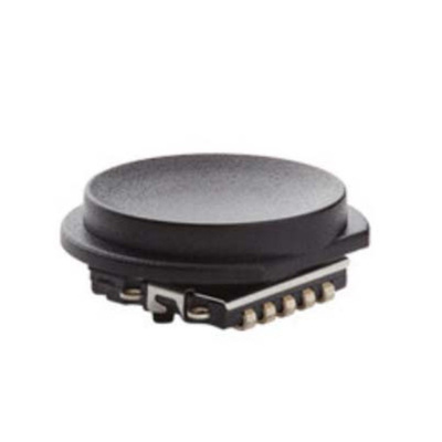 Black Push Button Cap for use with 10G Series Tactile Switch