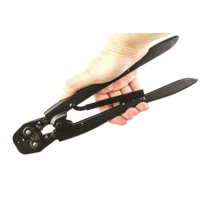 TE Connectivity CERTI-CRIMP Hand Ratcheting Crimp Tool for FASTON 250 Terminals, 0.5 → 2.5mm² Wire