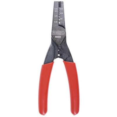 Facom 985 Hand Crimp Tool for Wire Ferrules, 0.5 → 2.5mm² Wire