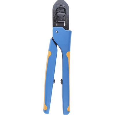 TE Connectivity CERTI-CRIMP II Hand Ratcheting Crimp Tool for Mini-Universal MATE-N-LOK Connector Contacts, 0.12