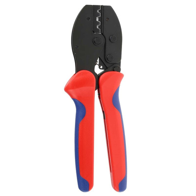 Knipex PreciForce Hand Ratcheting Crimp Tool for Uninsulated Open Barrel Terminals, 0.5 → 6mm² Wire