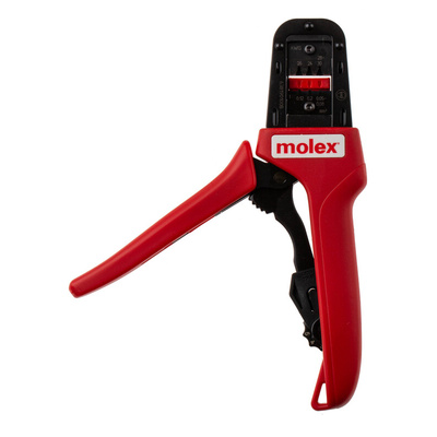 Molex PremiumGrade Hand Ratcheting Crimp Tool for MicroBlade Connector Contacts, Milli-Grid Connector Contacts