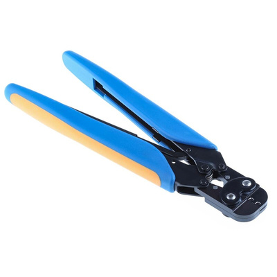 TE Connectivity CERTI-CRIMP Hand Ratcheting Crimp Tool for FASTON & FASTIN-FASTON 250 Terminals, 0.3 → 2mm² Wire