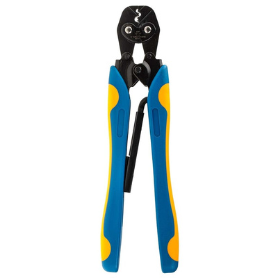 TE Connectivity CERTI-CRIMP Hand Ratcheting Crimp Tool for PIDG Splices, PIDG Terminals, Plasti-Grip Terminals, 0.12