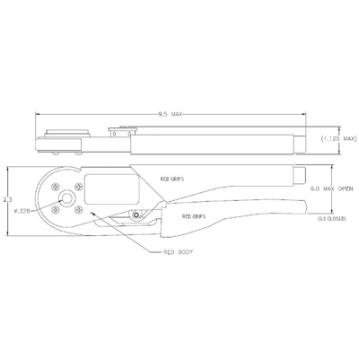 FCT from Molex 173112 Hand Crimp Tool for D-sub Contacts