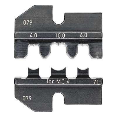 Knipex, 97 Crimp Die, Solar Cable Connector, Wire size 8 → 12AWG