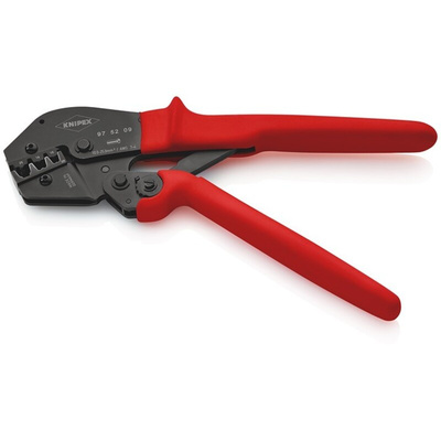 Knipex Hand Ratcheting Crimp Tool for Bootlace Ferrule, 10 → 16 → 25mm² Wire