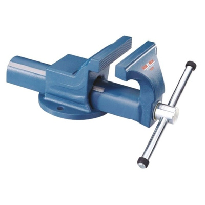 RS PRO Bench Vice x 100mm 150mm x 190mm, 17kg