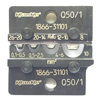 Klauke Crimp Die Set, Open Barrel Terminal