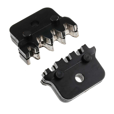 Klauke Crimp Die Set, Open Barrel Terminal, Coaxial Type Non-Insulated Receptacle