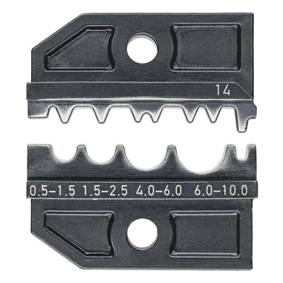 Knipex, 97 Crimp Die, Butt and Press, Wire size 8 → 20AWG