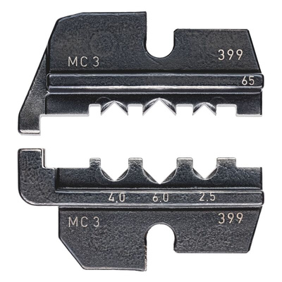 Knipex, 97 Crimp Die, Solar Cable Connector, Wire size 10 → 14AWG