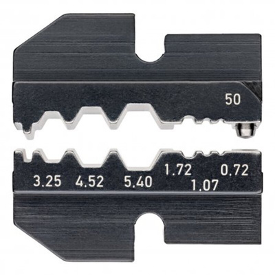 Knipex, 97 Crimping Die Set, Coaxial, Coaxial Type RG 58 / 174 / 188 / 316