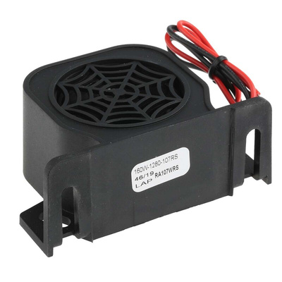 RS PRO Universal Electronic Sounder, 12 → 80 V dc, 107dB at 1 m, DC, Single-Tone