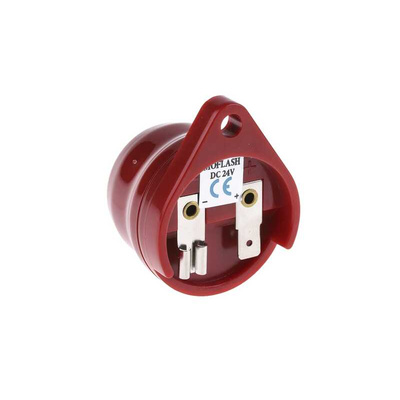 Moflash AE30M Series Panel Mount Buzzer, 24 V, 75dB at 1 m, IP34, DC, Single-Tone