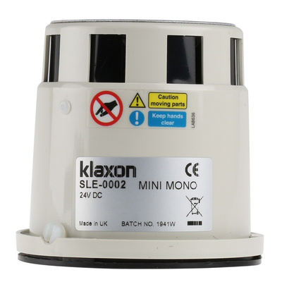 Klaxon Siren, 24 V dc, 103dB at 1 m, DC