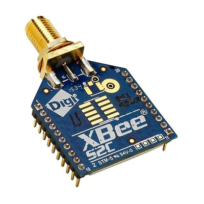 Digi International XB24CZ7SIT-004 ZigBee Module +5 dBm, +8 dBm -102 dBm, -100 dBm SPI, UART 2.1 → 3.6V 24.3mm