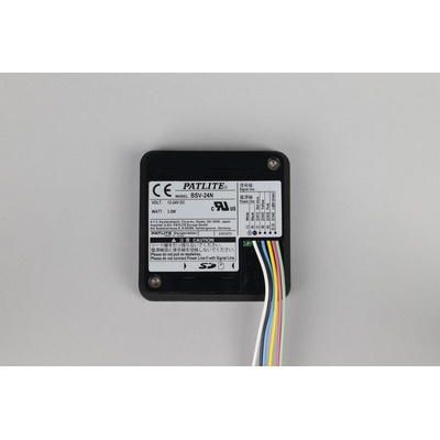 Patlite BSV 24 Series Panel Mount Voice Annunciator, 12 → 24 V dc, 87dB at 1 m, IP54, DC
