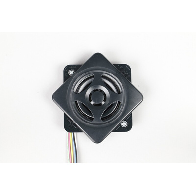 Patlite BSV 24 Series Panel Mount Voice Annunciator, 12 → 24 V dc, 87dB at 1 m, IP54, DC