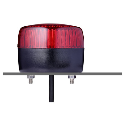 AUER Signal PCL Series Red Multiple Effect Beacon, 230 V ac, 240 V ac, Surface Mount, LED Bulb, IP66, IP67