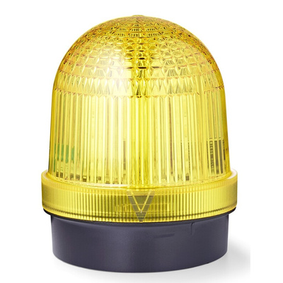 AUER Signal UDFW Series Yellow Strobe Beacon, 150 → 264 V ac, Surface Mount, LED Bulb, IP66