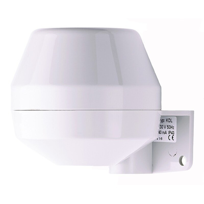 AUER Signal KDH Series Surface Mount Horn, 24 V dc, IP 43, DC, Single-Tone