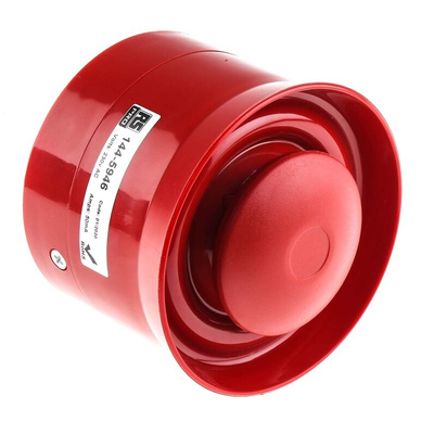 RS PRO Conduit Box, Panel Mount, Surface Mount Electronic Sounder, 98 → 260 V ac, IP54, IP65, AC, 8-Tone