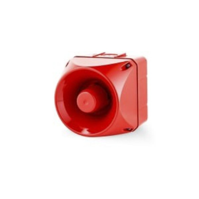 AUER Signal ASM Series Surface Mount Electronic Sounder, 24 → 48 V ac/dc, IP66, AC, DC, 32-Tone