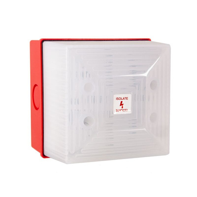 Clifford & Snell FD40IS Series Opal Flashing Beacon, 16.2 V dc → 26.4 V dc V, Surface Mount, LED Bulb, IP65