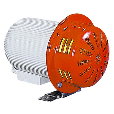 RS PRO Siren, 24 V, 114dB at 1 m, AC, DC, Single-Tone