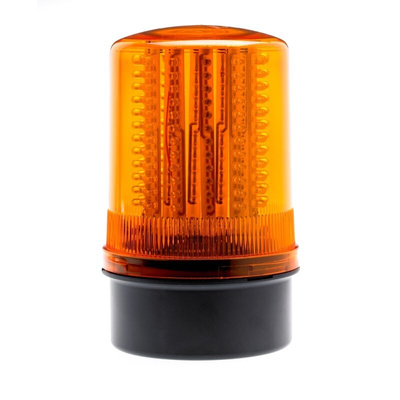 Moflash LED200 Series Amber Multiple Effect Beacon, 70 → 265 V ac, 90 → 370 V dc, Box Mount, Surface